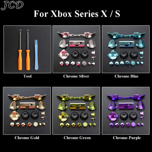 Console Craft Chrome Button Kit for Xbox Series X/S Controller