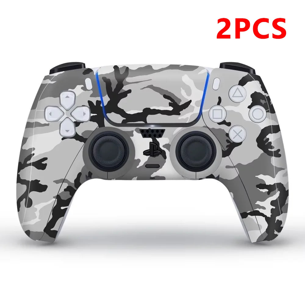 Console Craft 2PCS Vinyl Skin Sticker Set for PS5 Controller