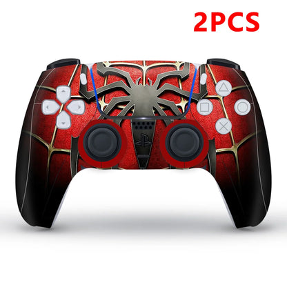 Console Craft 2PCS Vinyl Skin Sticker Set for PS5 Controller