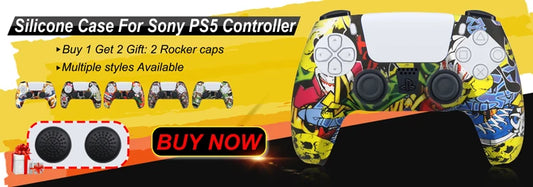 Console Craft 2PCS Vinyl Skin Sticker Set for PS5 Controller