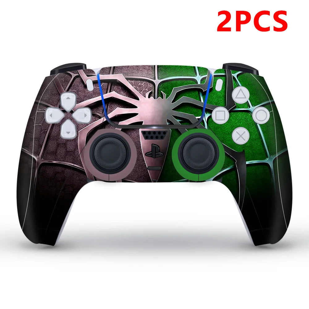 Console Craft 2PCS Vinyl Skin Sticker Set for PS5 Controller