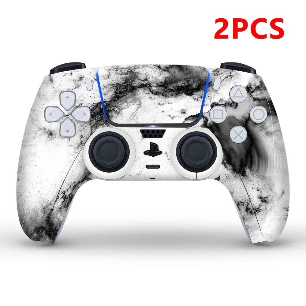 Console Craft 2PCS Vinyl Skin Sticker Set for PS5 Controller
