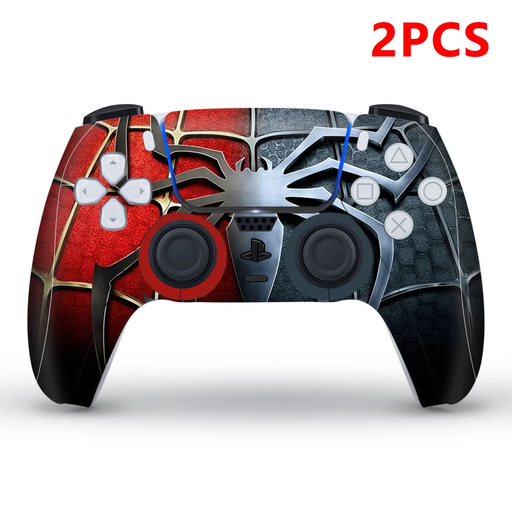 Console Craft 2PCS Vinyl Skin Sticker Set for PS5 Controller