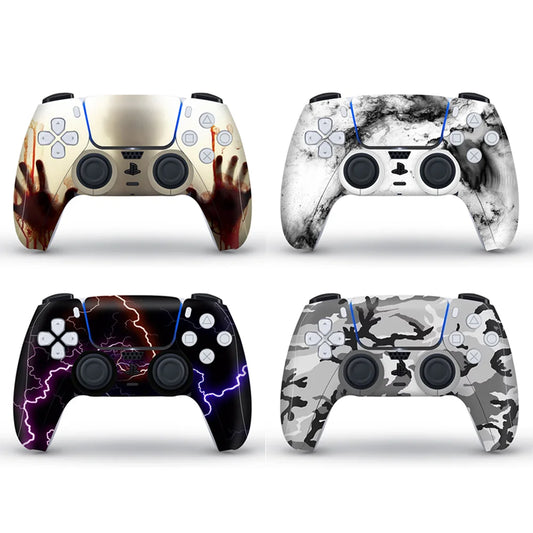 Console Craft 2PCS Vinyl Skin Sticker Set for PS5 Controller