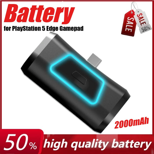 Wireless 2000mAh Rechargeable PS5 Controller Power Bank